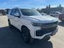 2022 WHITE /Black Chevrolet Tahoe Z71 w/ Luxury Package (1GNSKPKD6NR) with an 5.3L V8 engine, Automatic transmission, located at 116 5th Avenue South, Lewistown, MT, 59457, 47.063877, -109.427879 - Experience the power and luxury of the 2022 Chevrolet Tahoe Z71. This stunning SUV combines rugged durability with unmatched comfort, making it the perfect vehicle for any adventure. Whether you're navigating city streets or exploring off-road trails, the Tahoe Z71 delivers a smooth, responsive ride - Photo#0